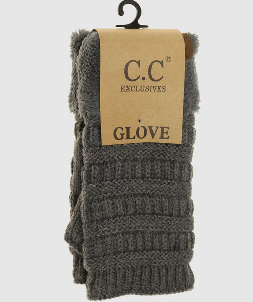 CC Knit Sherpa Lined Gloves