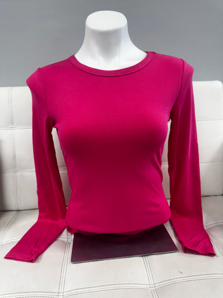 Ribbed Long Sleeve Essential Top
