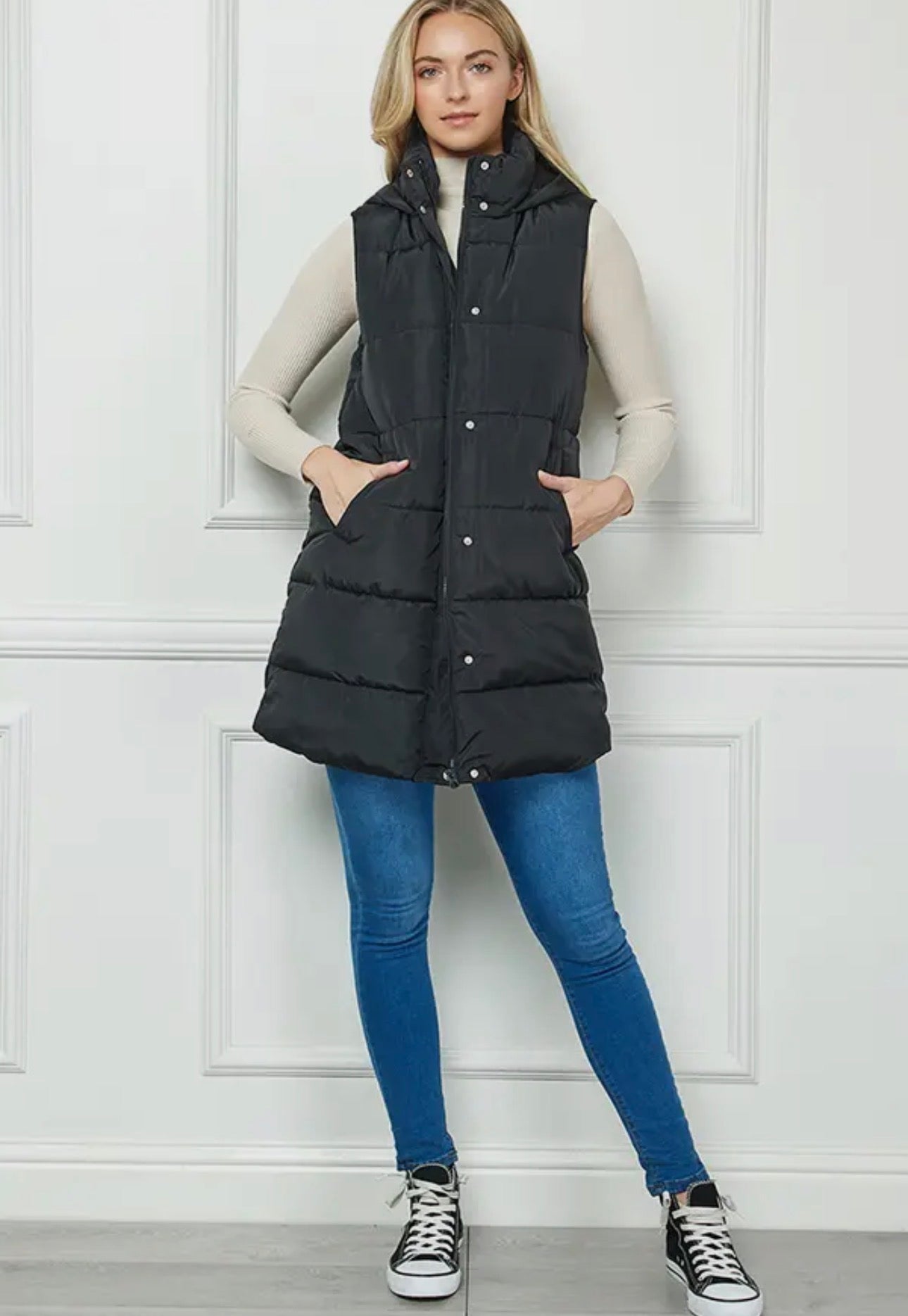 City Stroll Long Puffer Vest