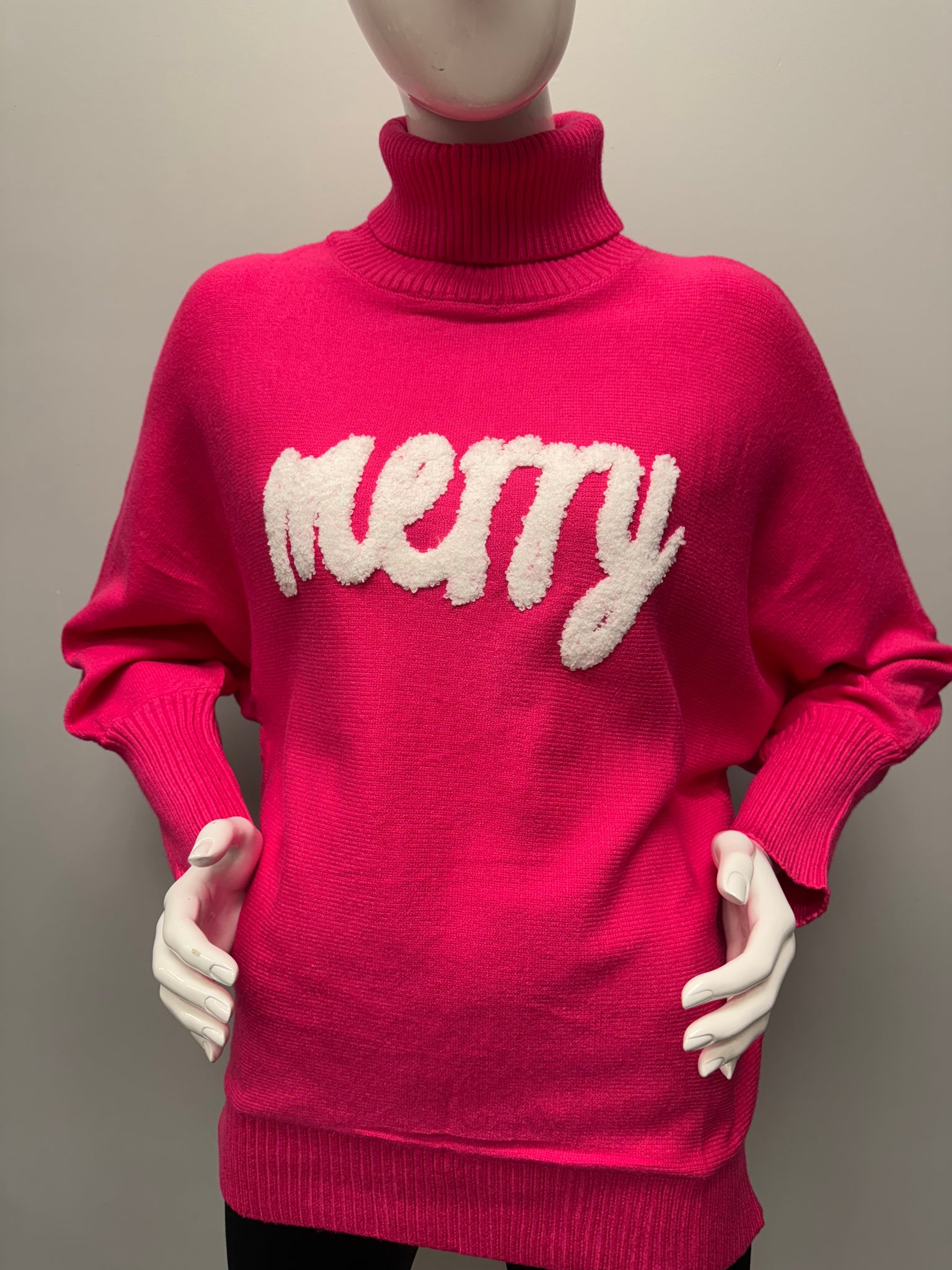 Pretty in Pink Merry Sweater