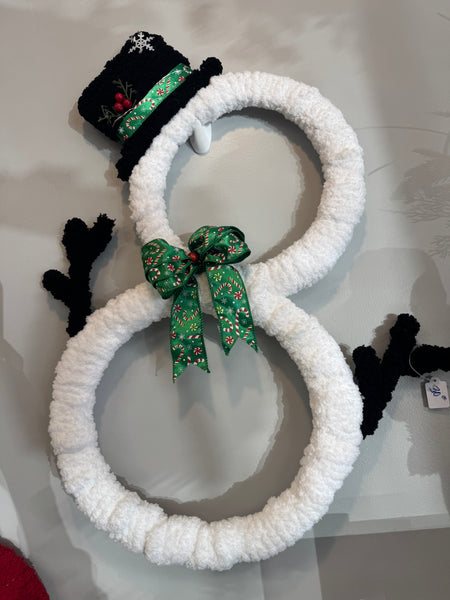 Snowman Wreath