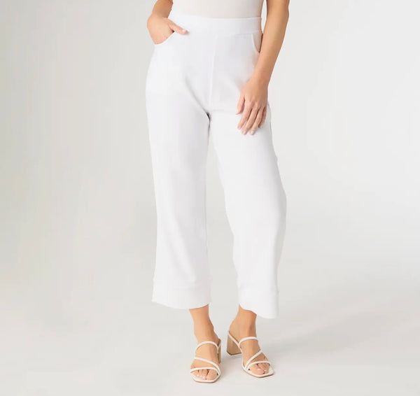 Chic Cropped Wide-Leg Pants