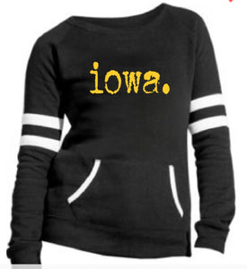 Iowa Varsity Stripe Pullover