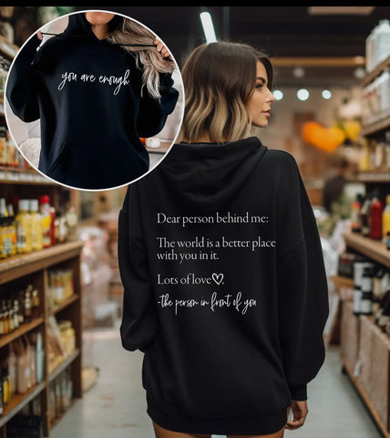 You are Enough Hoodie