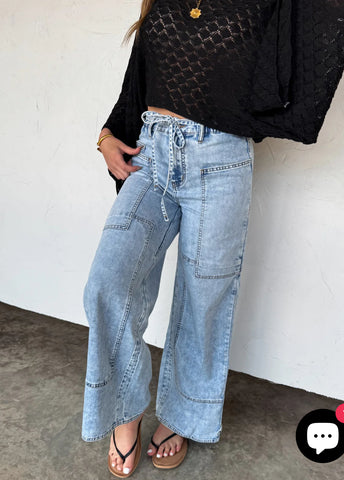 Jovie Tie Waist Jeans