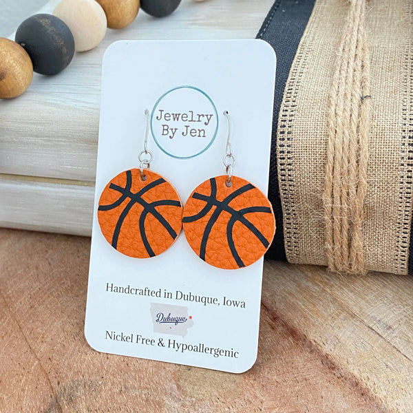 Basketball Earrings