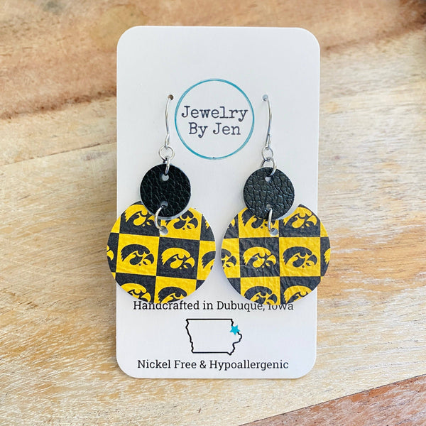 Iowa Hawkeyes Luna Earrings