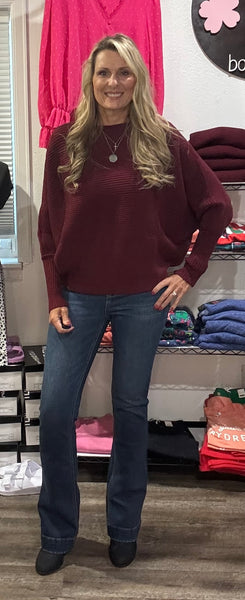 Burgundy Sweater