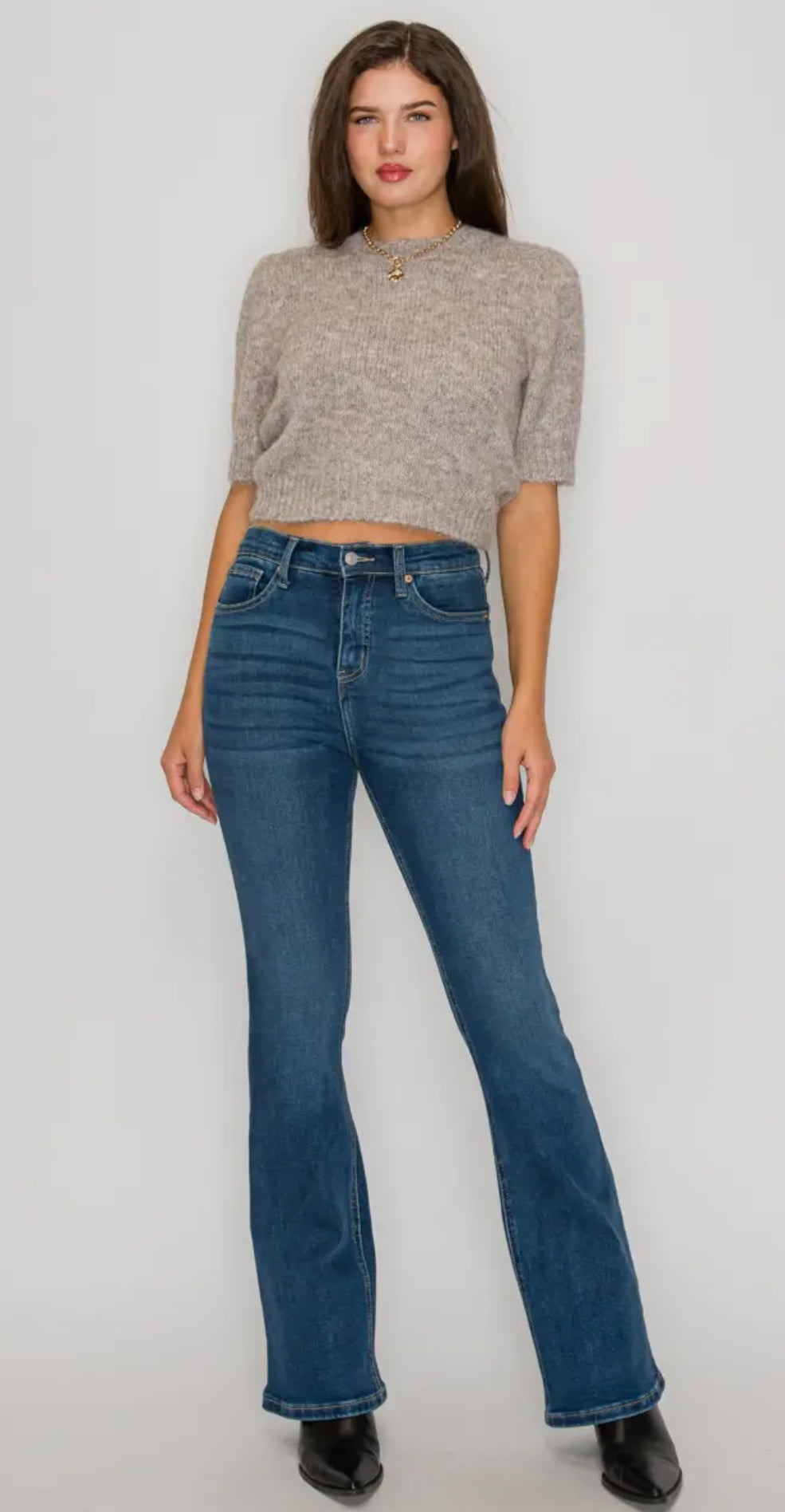 Tummy Control Bootcut Jeans