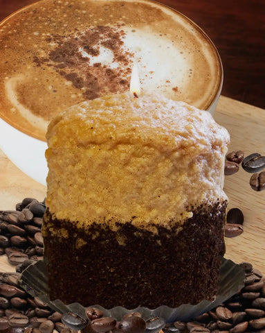 Mocha Latte Candle & Tray