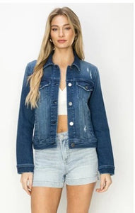 Risen Plus Size Denim Jacket