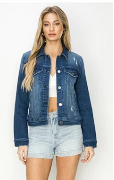 Risen Plus Size Denim Jacket