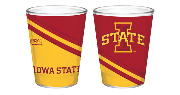 Double Sided Iowa Shot Glasses