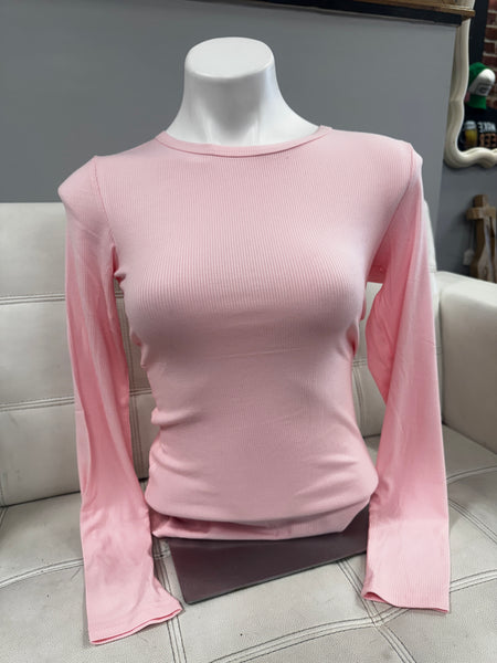 Ribbed Long Sleeve Essential Top