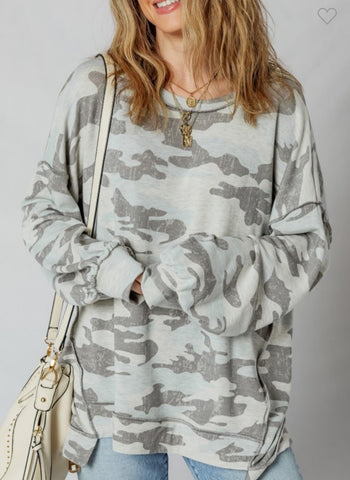 Retro Camo Sweatshirt