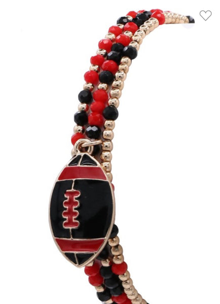 🏈 Game Day Beaded Bracelet
