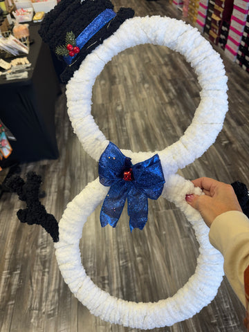 Snowman Wreath