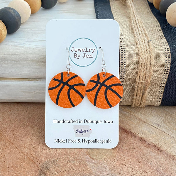 Basketball Earrings