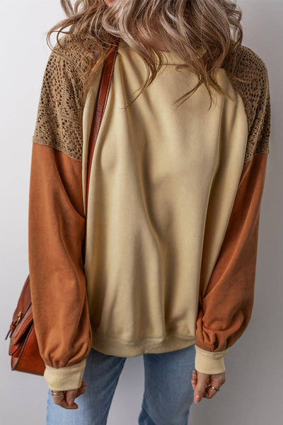 Autumn Color Block Top