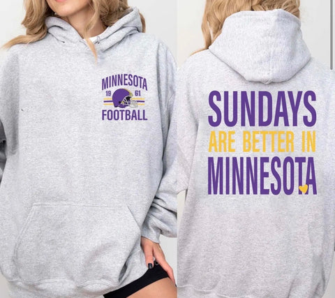 Sundays Are Better Football Sweatshirts & Hoodies