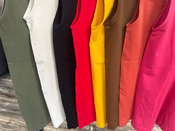 Reversible V or U Neckline Tank
