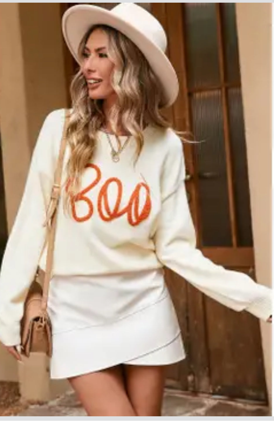 Oh So Scary Boo Sweater