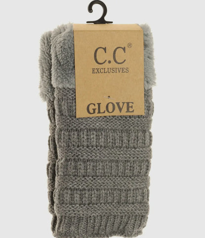 CC Knit Sherpa Lined Gloves