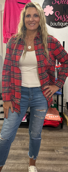 Red Plaid Flannel