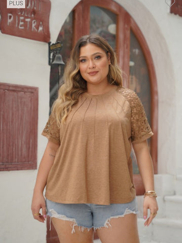 Ruched Plus Size Top