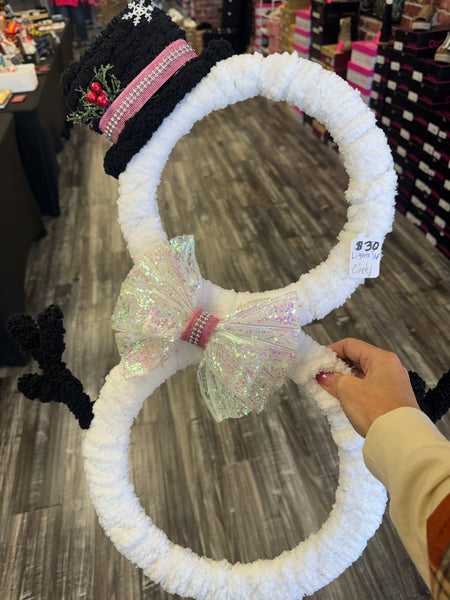 Snowman Wreath