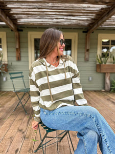 Cozy Stripes Hoodie