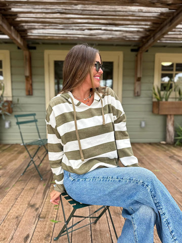 Cozy Stripes Hoodie