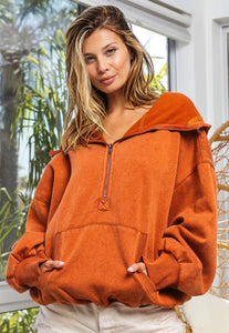 Half Zip Hoodie