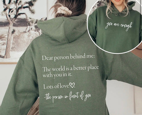 You are Enough Hoodie