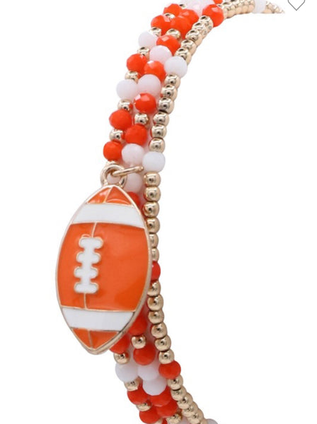 🏈 Game Day Beaded Bracelet