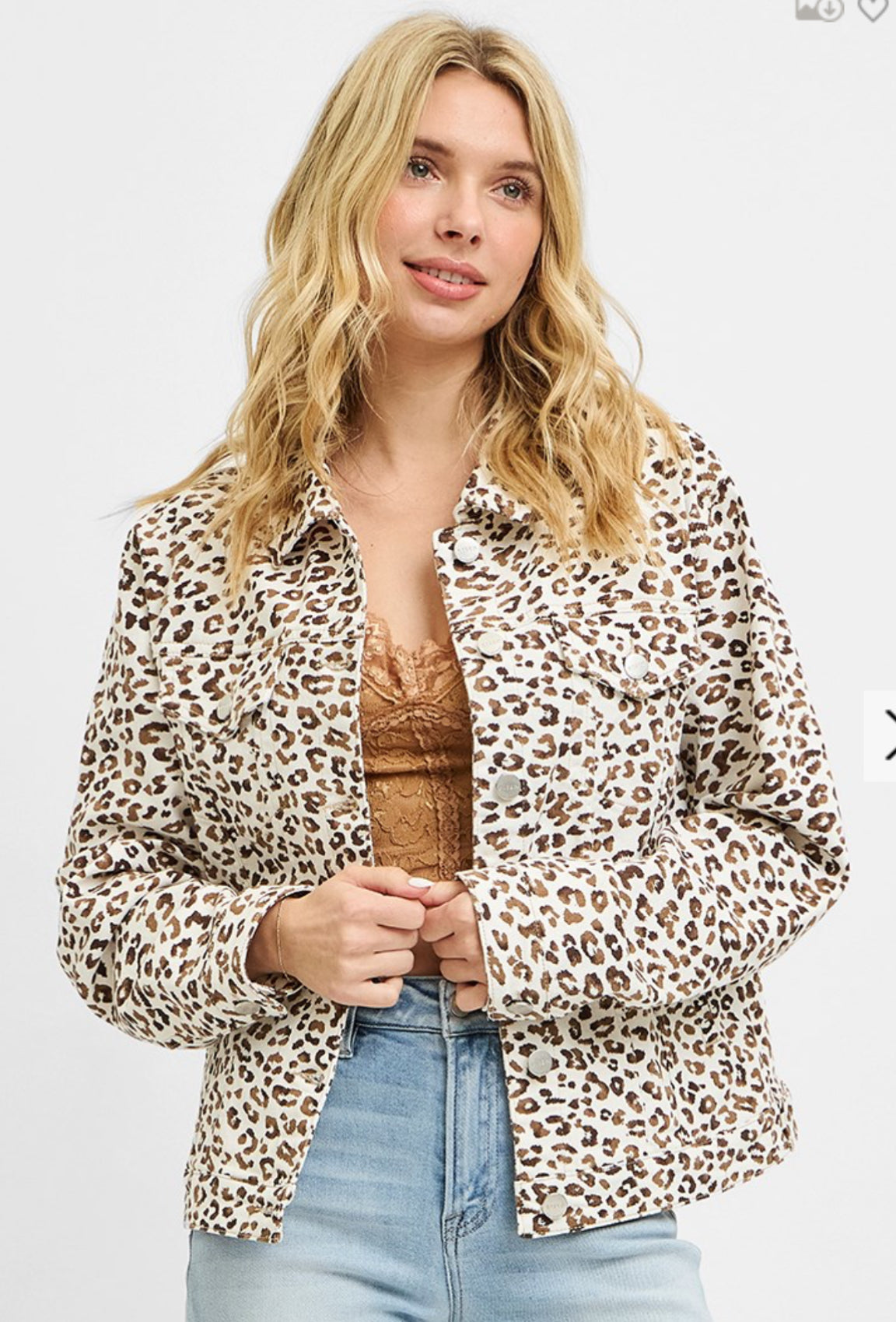 Wild Side Leopard Denim Jacket