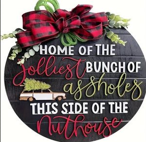 Nuthouse Wooden Sign