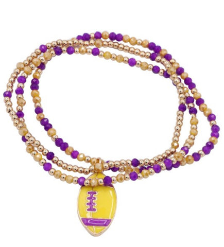🏈 Game Day Beaded Bracelet
