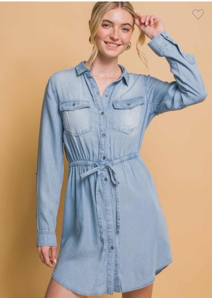 Soft Denim Dress M