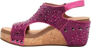 Corkys Fuchsia Wedges