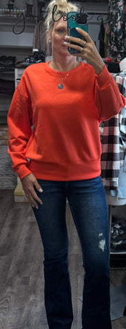 Orange Sweatshirt