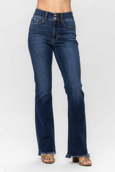 Judy Blue Vintage Frayed Hem Jeans