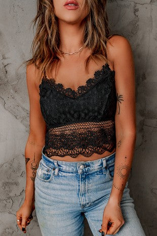 Lace Bralette Crop Top – Sweet N Sassy Boutique