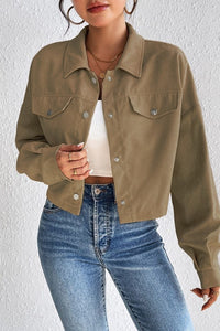 Corduroy Cropped Jacket