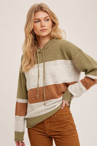 Olive Sweater Hoodie