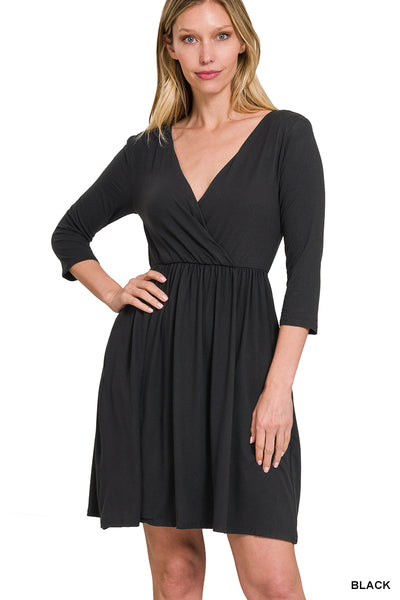Black Wrap Dress