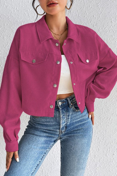 Corduroy Cropped Jacket