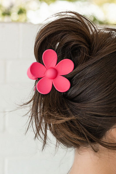 Flower Hair Claw Clips