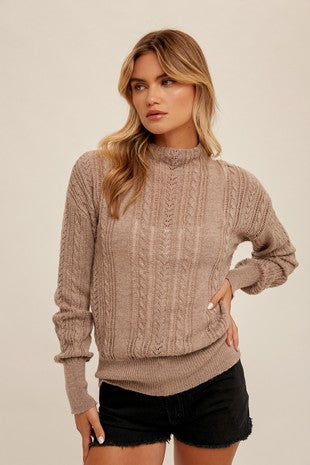 Mock Neck Sweater