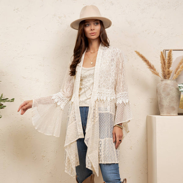 Boho Lace Duster